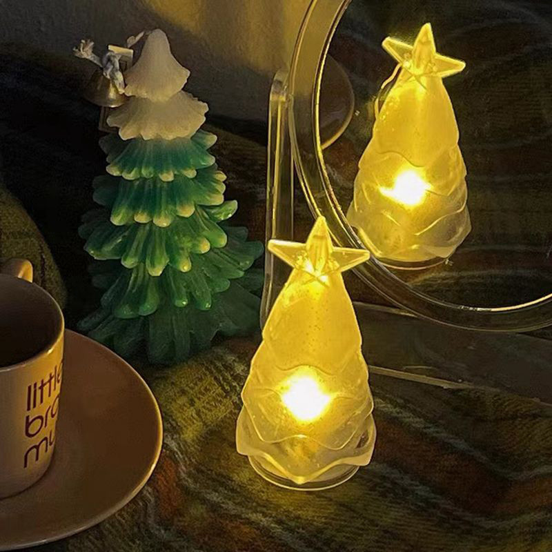 Creative Christmas Tree Night Light Christmas Party Desktop เครื่องประดับตกแต่งบ้าน