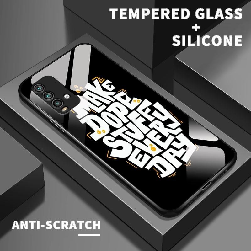 เหมาะสำหรับ Redmi Note 9 4G Pro Max 9S Note 10 5G Lite Note 11 Note 8 กรณีโทรศัพท์มือถือ Simple Engl