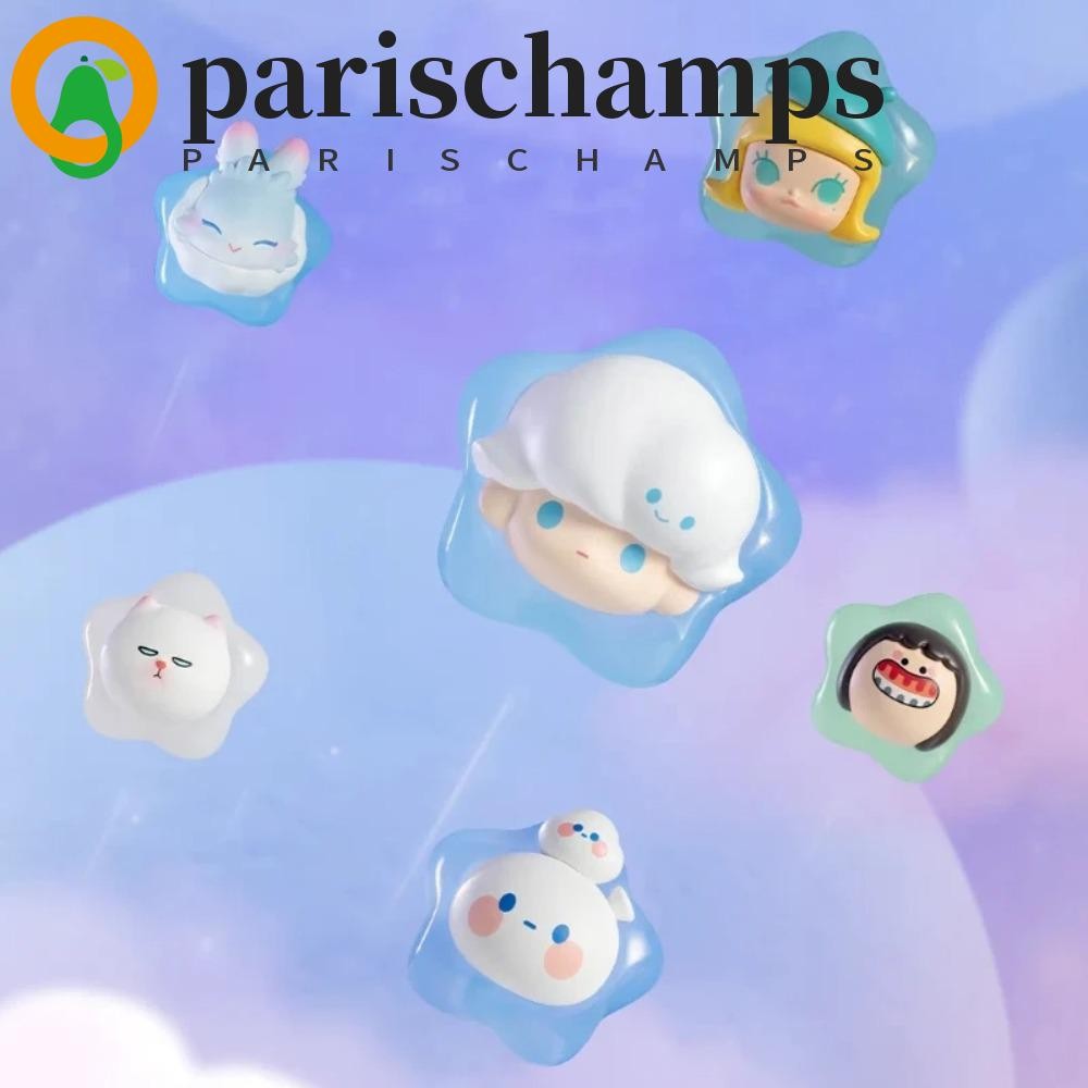 Parischamps POPBean Lucky Star Series, Star Model Cartoon Mini Anime Figure Doll, Fashion 3.5cm Labu