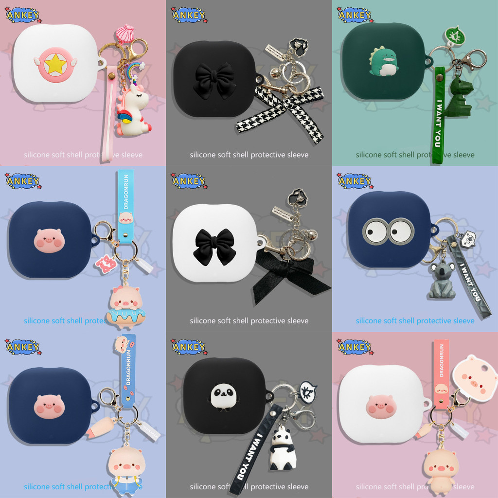 For Anker Soundcore R50i NC Case Cute Pig Earphone Silicone Case R50i NC Earbuds Soft Protective Hea