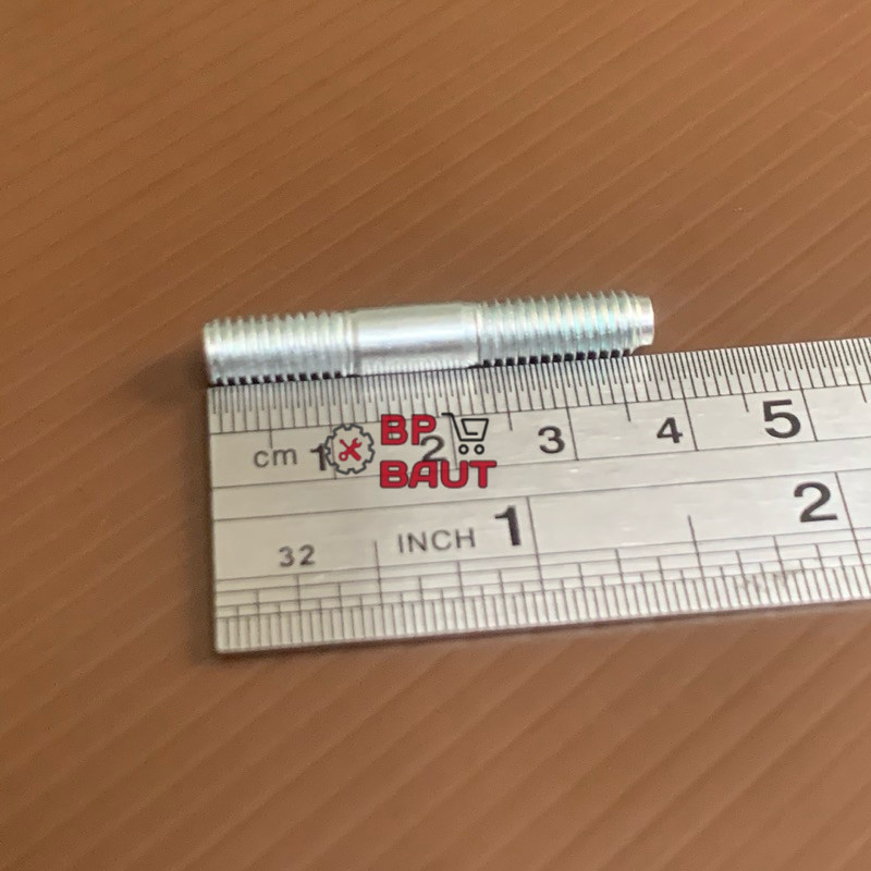 1 ชิ้น EXHAUST BOLT / MANIPOL BOLT M6x40 / THREAD BOLT 10 / MUFFLER BOLT M6 10 THREAD BOLT / MOTORCY