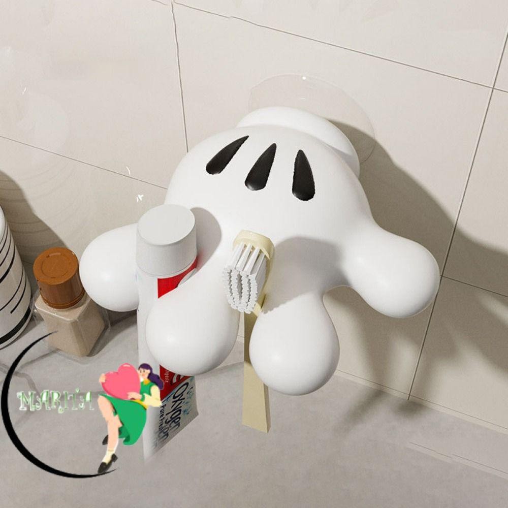 Marita 1 ชิ้นผู้ถือแปรงสีฟัน, Mickey Mouse Self กาวแปรงสีฟัน,ติดผนัง PVC ห้องน้ําอุปกรณ์จัดเก็บเครื่องมือถ้วยดูด