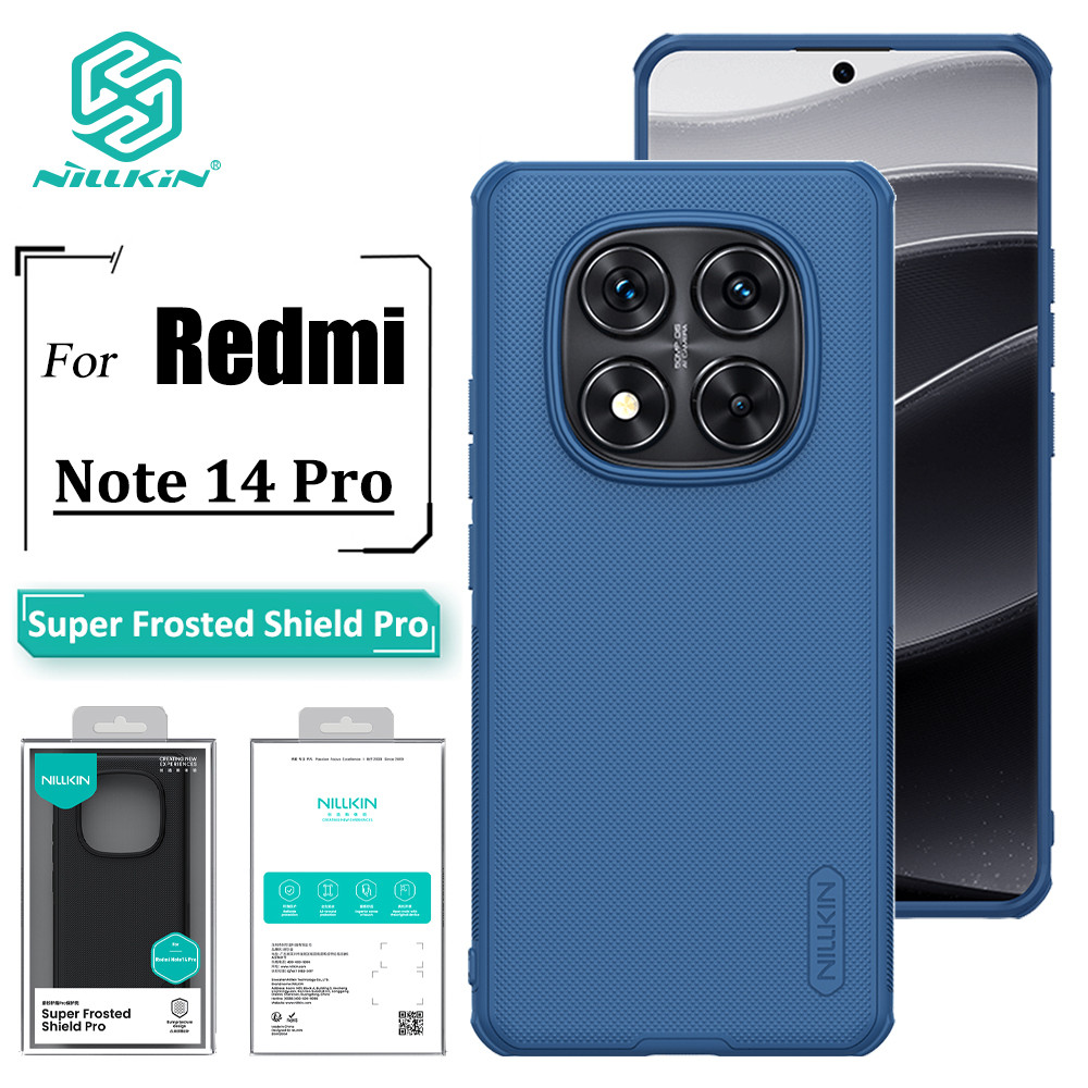 Nillkin Super Frosted Shield Pro เคสโทรศัพท์ Redmi Note 14 Pro 5G Case Ultra Thin Matte TPU + PC Anti ลายนิ้วมือกันกระแทกฝาหลัง