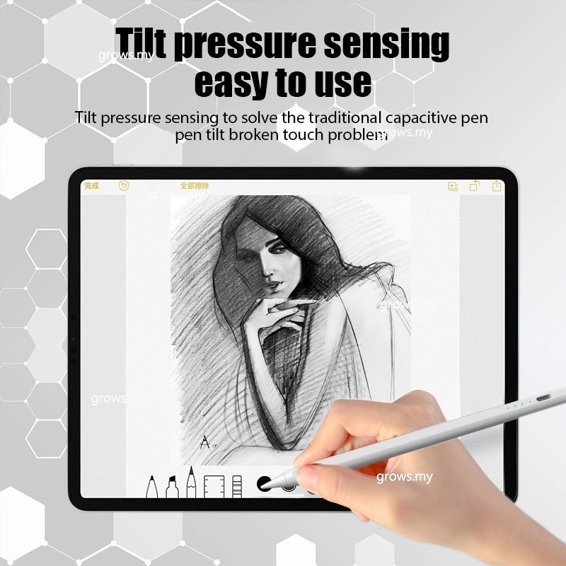Stylus สําหรับ Xiaomi Pad 7 Pro 11.2"Poco Pad 5G 12.1 "6S Pro 12.4 นิ้ว 6 Max 14 "2024 Pad 7 6 6Pro 5 5Pro Redmi Pad SE 11 10.61 Android Windows โทรศัพท์แท็บเล็ต Capacitive ปากกา thumbnail 6