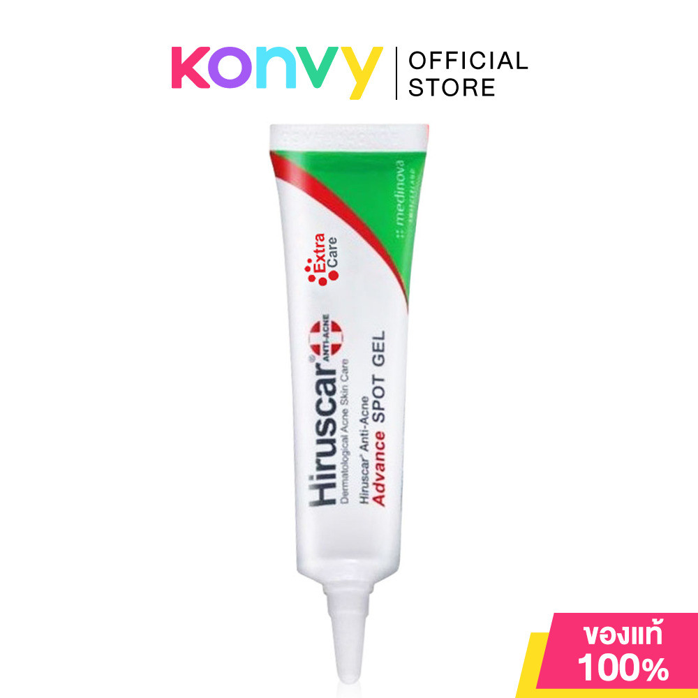 Hiruscar Anti Acne Advance Spot Gel 10g เจลใสแต้มสิว.