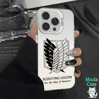 🔥ยืดผมไทย🔥Attack On Titan: Wings Of Freedom Case For เคสไอโฟน11 12 13 14 15 16 Pro Max iPhone XR X XS เคส iPhone แฟชั่น