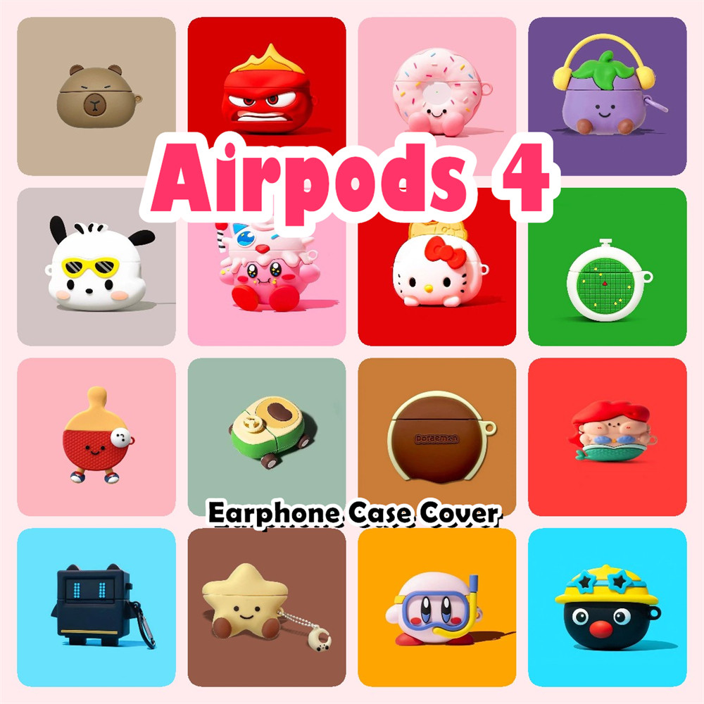 READY STOCK!นําไปใช้กับ Airpods 4 เคส Case เคสหูฟัง การ์ตูนสร้างสรรค์ ซิลิโคนนุ่ม เคส เคสหูฟัง NO.2