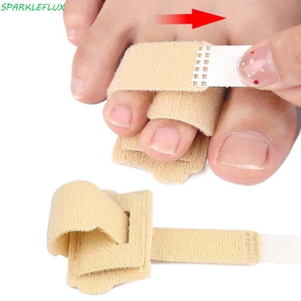 Sparklefflux Toe Splint Support, Toe Joint Support Joint Stabilizer Toe Fix Strap Protector, Toe Care Tools หลายนิ้วเท้าที่มีอยู่ Dislocation Fracture Finger Splint Fracture