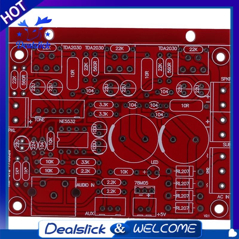 TDA2030A 2.1 ซูเปอร์เบส 2.1 ซับวูฟเฟอร์ บอร์ดขยายเสียงลำโพง 3 ช่อง บอร์ดขยายเสียง