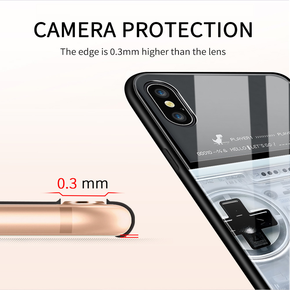 VIVO Y20 Y50 Y11 Y15S Y15 Y21 Y17 Y12 Y01 Y91 Y20S G Y12S Y12A Y21T T1X Y33S Y33T Y30 Y31 Y72 Y91 V9 2019 5G เคส Glass - รูปที่ 2