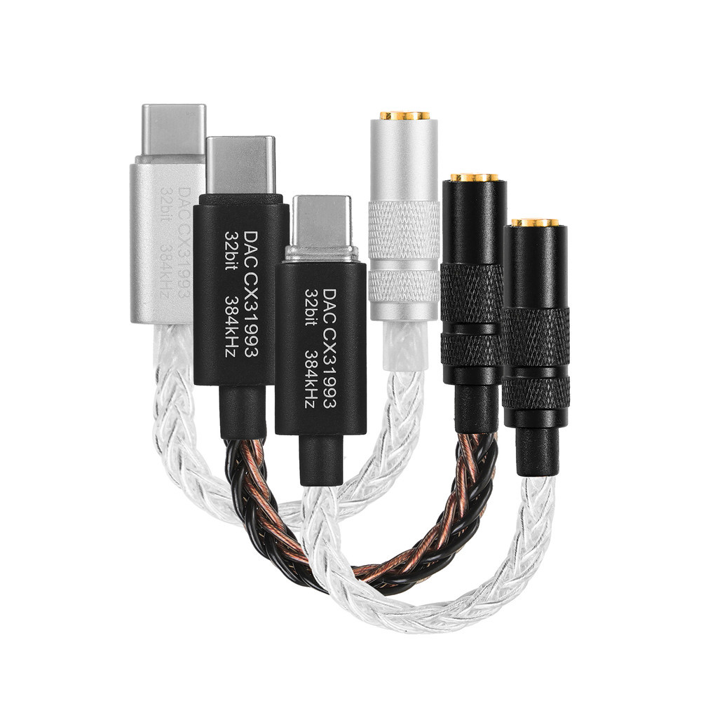 Conexant CX3193 HIFI USB Type-C หูฟัง DAC หูฟัง Amp 3.5 มม.เอาต์พุต USB-C อะแดปเตอร์โทรศัพท์มือถือ