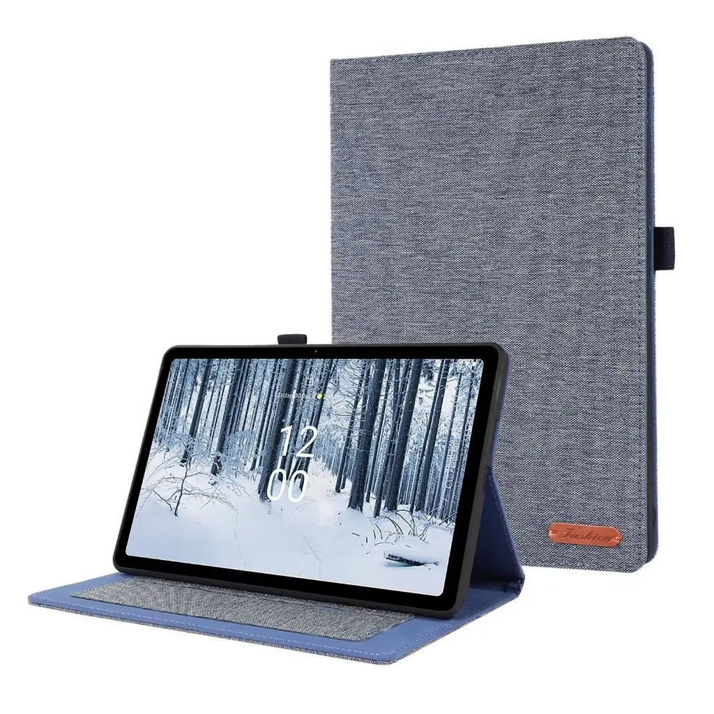 ปลอก เคส Infinix Xpad LTE 11 นิ้ว 2024 แฟชั่นวินเทจคาวบอยยีนส์ผ้าผ้าฝาพับ Infinix X Pad เคสแท็บเล็ต