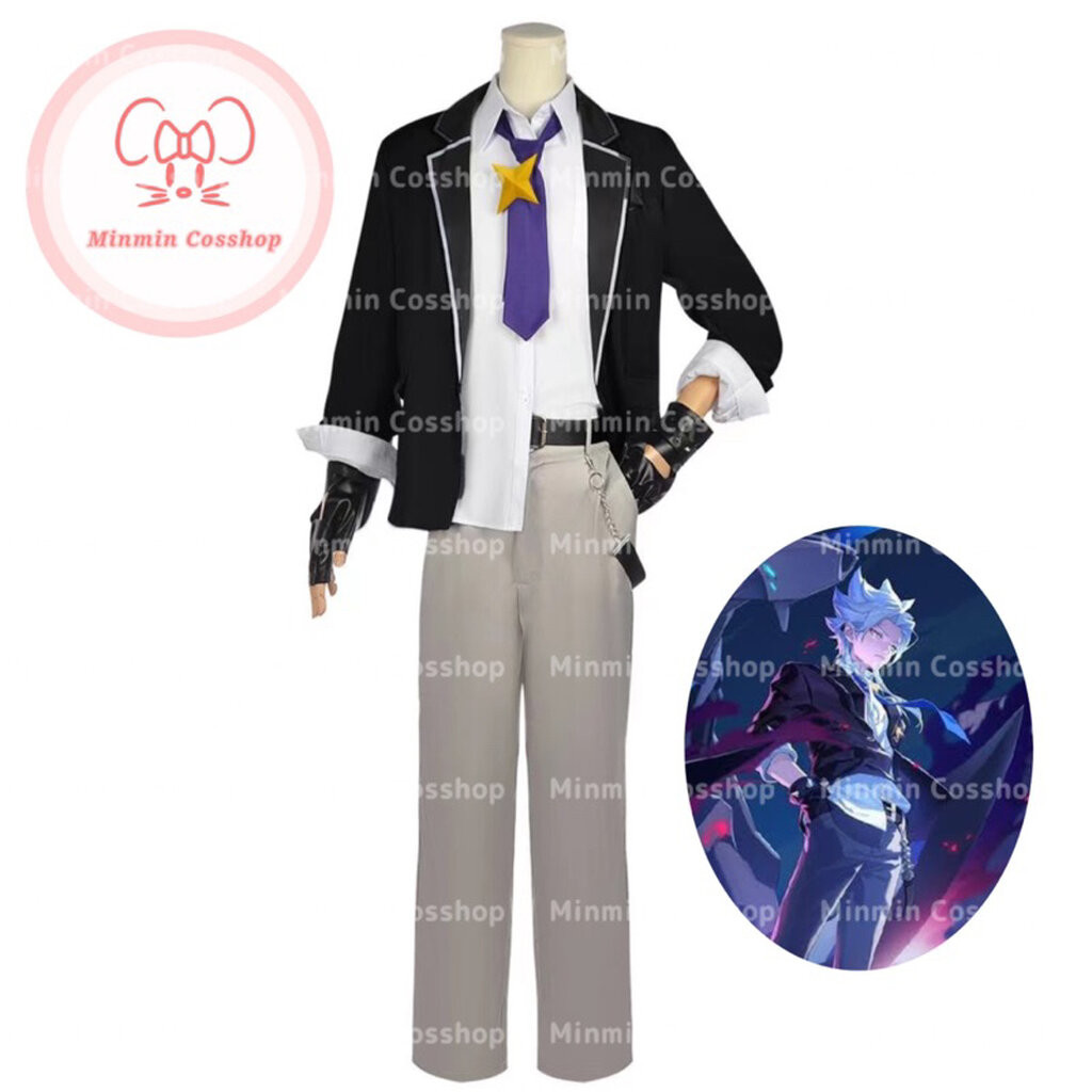 🐭พร้อมส่ง🐭 ชุดคอสเพลย์ RoV ผู้ชาย Nakroth Dimension Breaker มีพร้อมส่งร้าน Minmin Cosshop เท่านั้น น