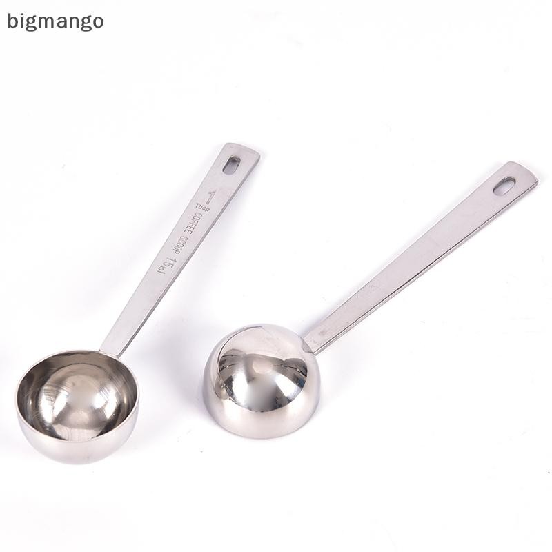 [bigmango] ช้อนตวงกาแฟ ช้อนโต๊ะ ที่ตักสแตนเลส ชากาแฟ น้ําตาลอบ สต็อกใหม่