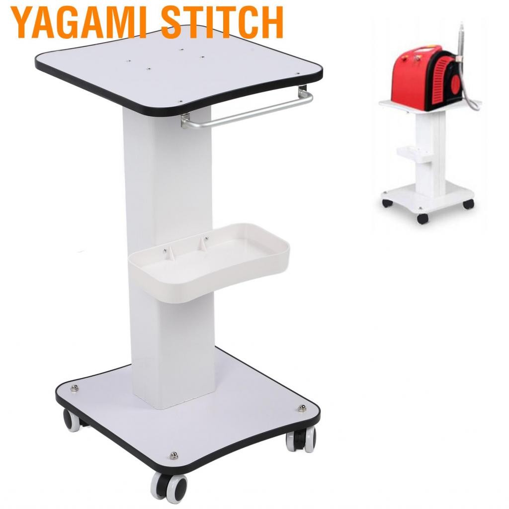 Yagami Stitch Salon Trolley Cart หมุนล้อเงียบอุปกรณ์สปา Rolling Trolle COB