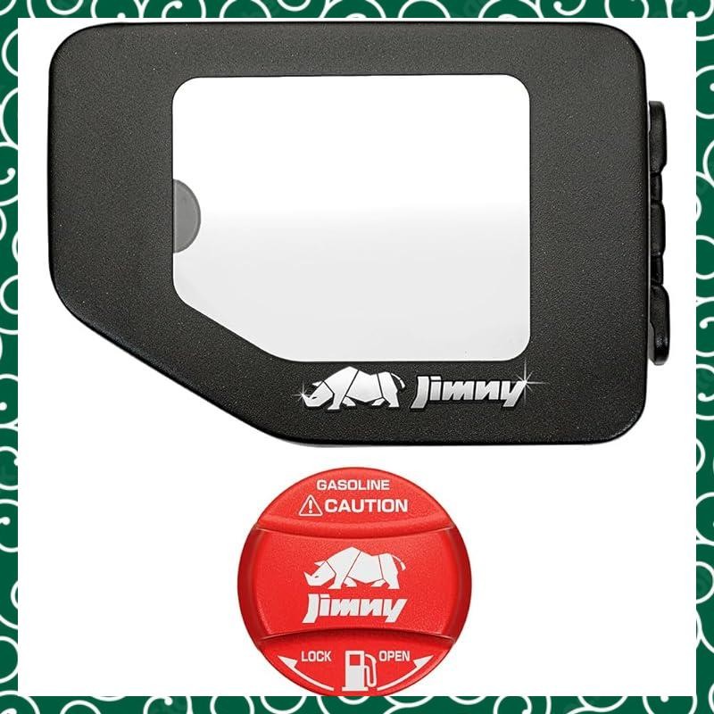 2025 model pre-release Type 40J4/RE Jimny/Sierra sticker Red refueling cap cover & Jimny/Sierra embl