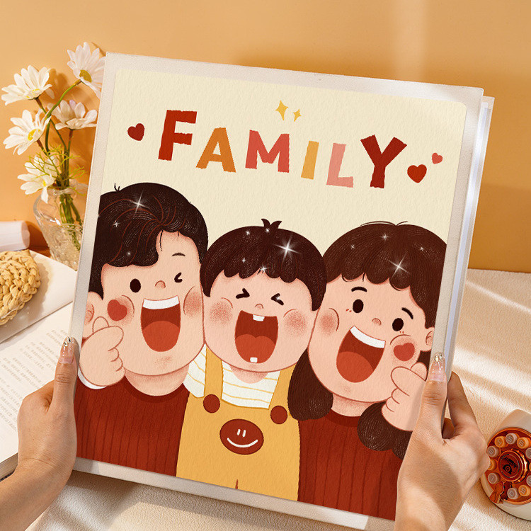 ความจุขนาดใหญ่แทรกอัลบั้มที่ระลึก 6 นิ้ว อัลบั้มภาพครอบครัว อัลบั้มภาพ