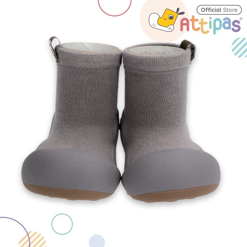 Attipas Functional Baby Shoes Prewalker Shoes - Label Grey