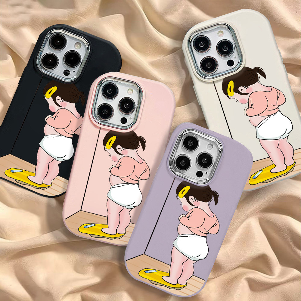 INS Case For เคส iPhone 13 16 15 11 14 12 Pro Max เคสไอโฟน11 XS Max XR X 7 8 Plus เลนส์โลหะชุบไฟฟ้าหรูหรา เรียบง่าย