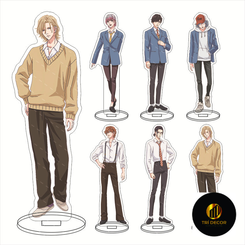 พวงกุญแจ, โมเดลสแตนดี้ อะนิเมะ Sasaki และ Miyano ตัวละคร Sasaki Shmei Miyano Yoshikazu ของตกแต่งโต๊ะ