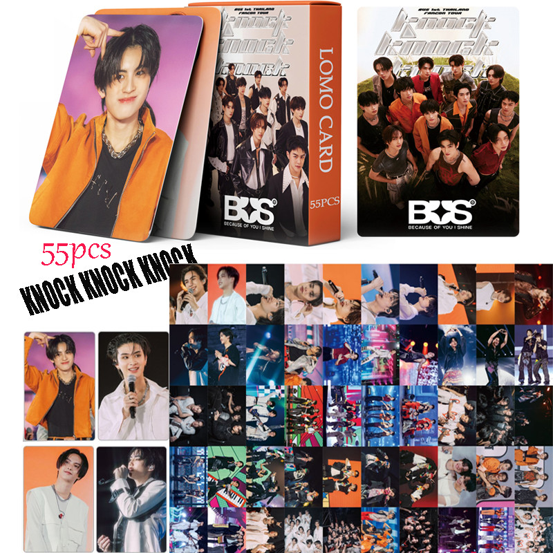 การ์ด BUS LOMO KNOCK KNOCK KNOCK Concert ver. Photocard Bus เพราะคุณ I Shine Sunsu X Bus 55 ชิ้น/กล่องการ์ด Idol ของสะสม