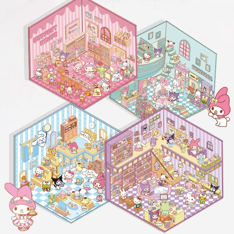 Sugarsticker Sanrio Character Series 4 รูปแบบสติกเกอร์สติกเกอร์กันน้ํากระดาษ วัสดุสมุดภาพชุด ราคา ถูกที่สุด ดีลบีเคเค แกลเลอรีภาพที่ 2