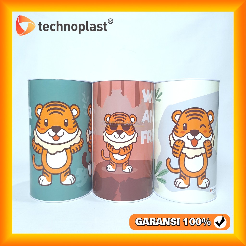 TECHNOPLAST Coin Bank กระปุกออมสินดีบุกเหรียญ126 X 230 มม.Riri The Tiger