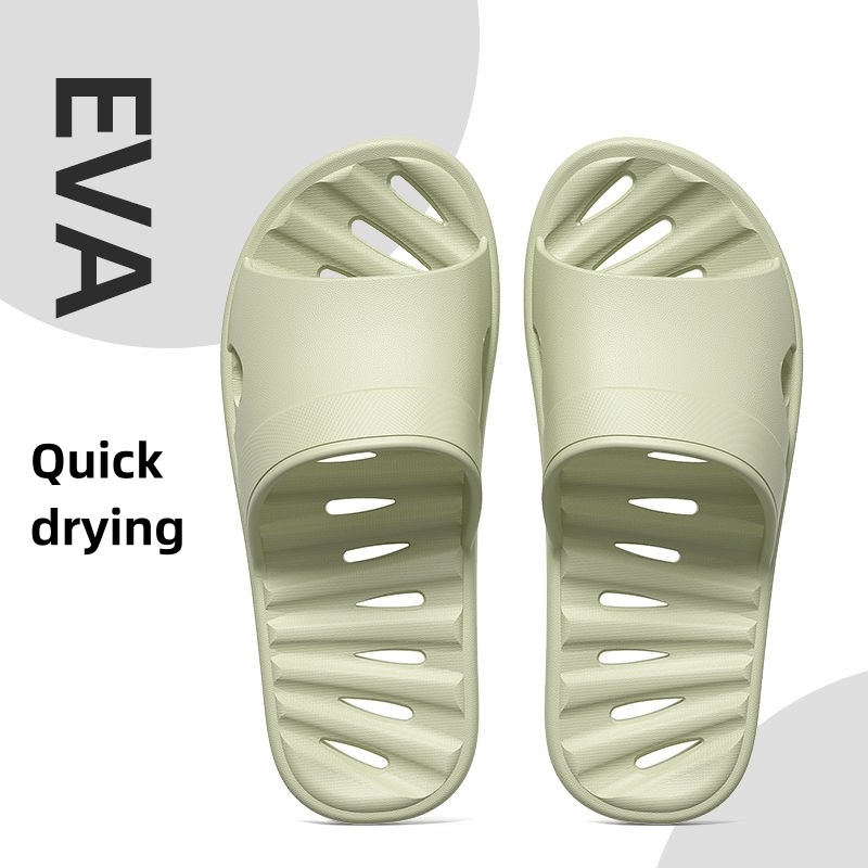 คุณภาพสูง EVA การออกแบบการรั่วไหลรองเท้าแตะแฟชั่นเรียบง่ายรองเท้าแตะบ้านรองเท้าแตะ Quick-Drying Anti-Slip Anti-กลิ่น Mute