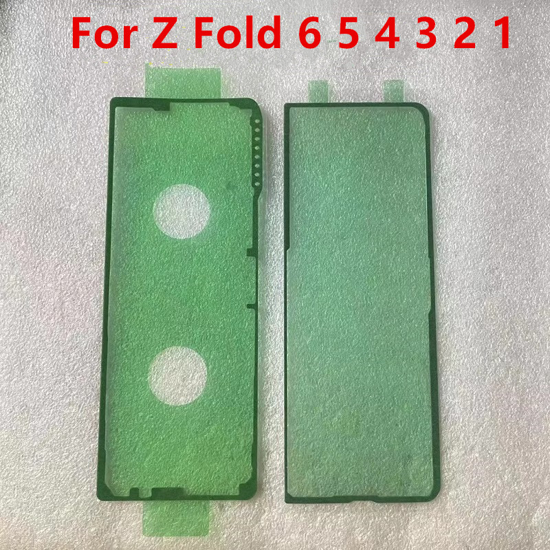 1x F946 F936 F926 F916 F956 สําหรับ Samsung Galaxy Z พับ 6 5 4 3 2 5G แบตเตอรี่ปกหลังกาวสติกเกอร์กาวกันน้ําเทปคู่
