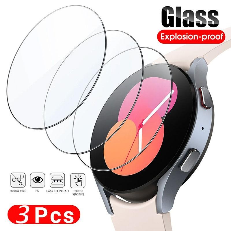 9h กระจกนิรภัยใสสําหรับ Samsung galaxy Watch 7 6 40 มม.44 มม.Watch6 คลาสสิก 43 มม.47 มม.4 คลาสสิกป้องกันฟิล์ม Glass Screen Protector สําหรับ galaxy Watch 4 5 40 มม.44 มม.