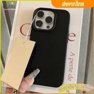 เคสไอโฟนหนัง or iPhone 13 11 เคสนิ่มสีลูกกวาด เอกลักษณ์ เรียบง่าย For iPhone 15 14 12 16 Pro max XS XR 7 Plus 8 Plus
