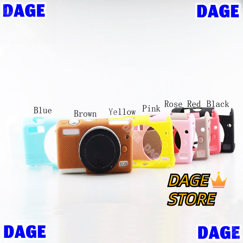 Cod Canon EOS M100 เคสกล้องซิลิโคนอ่อนนุ่มสําหรับ Canon EOS M100 DAGE
