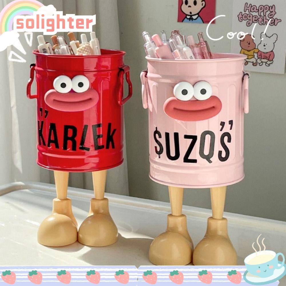 ที่ใส่ดินสอ ดินสอ ดินสอ ดินสอความจุขนาดใหญ่การ์ตูน น่ารักรอบปากใหญ่ ทําเอง ปากกาคอนเทนเนอร์นักเรียนเครื่องเขียน