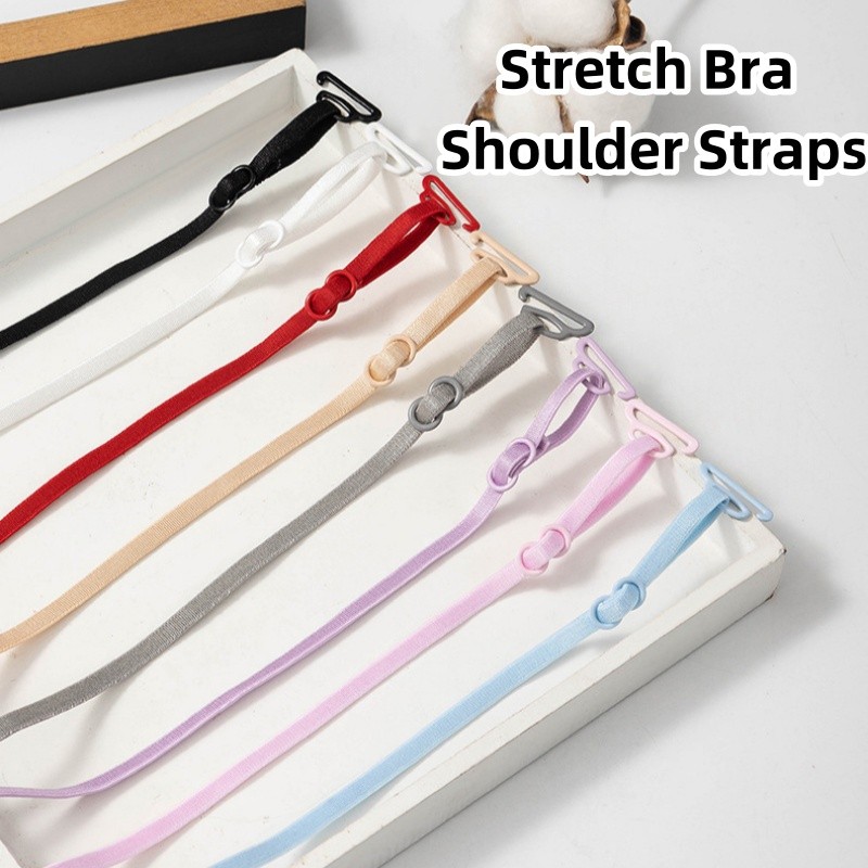 ผู้หญิง Bra สายรัดชุดชั้นในยืดหยุ่น Undercover ผู้ถือผู้หญิงเสื้อกั๊ก Extender สายรัดสายรัดไหล่ที่มองไม่เห็น