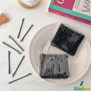 Linkee กิ๊บดำ 50 ชิ้น กิ๊บดำติดผม ทรงผมเรียบง่ายคลิปเล็ก วัสดุดีเยี่ยม hair clip