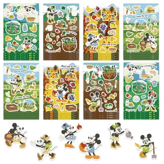 💥พร้อมส่ง💥Disney Mickey mouse pooh donald duck มิกกี้ 50แผ่น พีวีซี กันน้ำ สติ๊กเกอร์