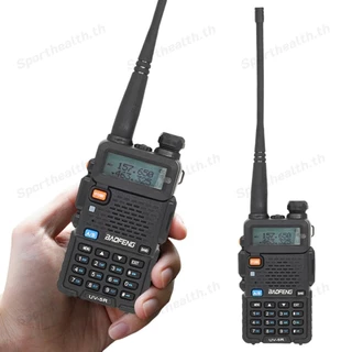 เครื่องส่งรับวิทยุมือถือ UV-5R 136-174MHz & 400-520MHz 5W วิทยุสองทางแบบดูอัลแบนด์