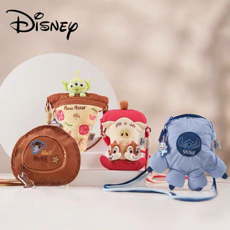 Disney Woody Buzz Lightyear 3-Eyed Alien Toy กระเป๋าสะพายข้างและกระเป๋าสะพายไหล่