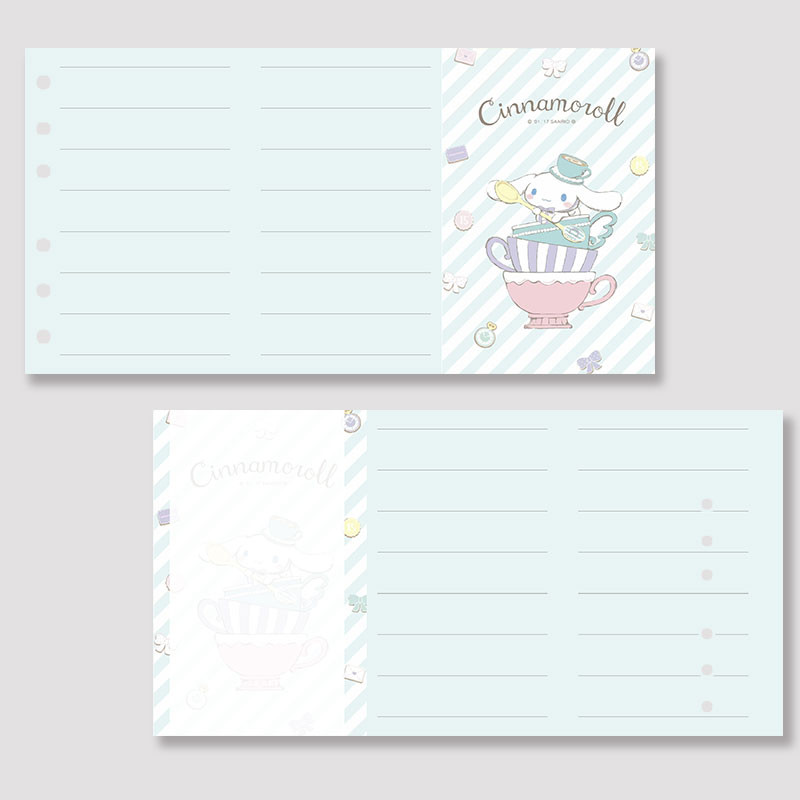 [กระดาษหลวม] Cinnamon Dog Page a6 Music Folding Inner Page m5 Handbook a5 Loose-leaf a8 Weekly Plan 