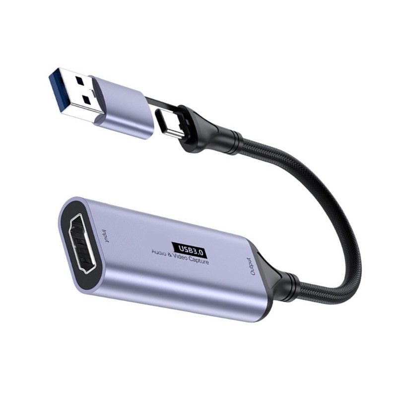 ROX Video Capture Card 4K HDTV to USB CA Capture Card Video Grabbers สําหรับเล่นเกม