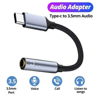 Type C ถึง 3.5 มม.แจ็ค AUX อะแดปเตอร์หูฟังสาย USB C ถึง 3.5 หูฟังตัวแปลงเสียง