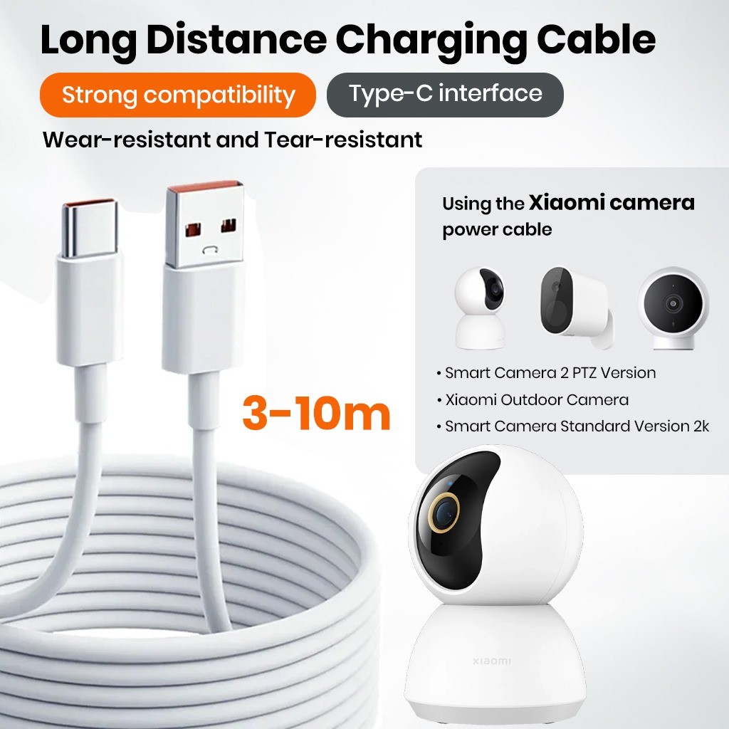 3M 5M ยาว USB Type C สําหรับ Samsung S10 Fast Charging สาย USB-C Type-C