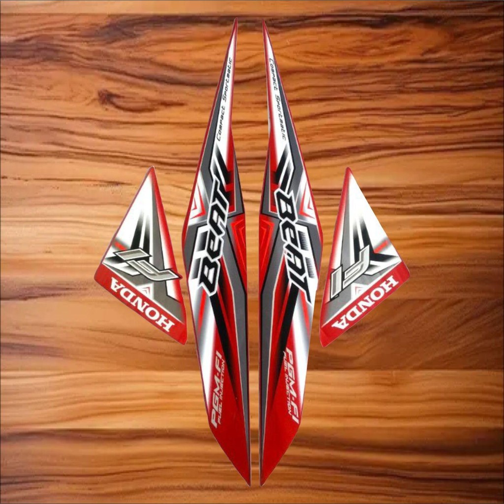 BEAT F1 2015 สติ๊กเกอร์แถบมอเตอร์ไซค์, BEAT F1 2015 Standard Motorcycle Body Striping Stickers