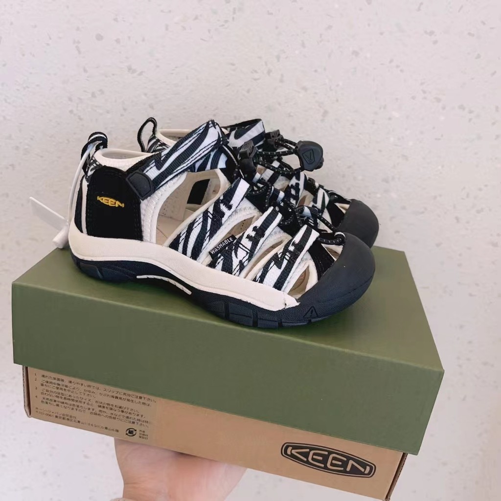 รองเท้าแตะ Keen ฤดูร้อนสำหรับเด็กที่มีตีนตุ๊กแก รองเท้าลุยน้ำ Keen รองเท้าเดินป่ากลางแจ้งสำหรับเด็กช