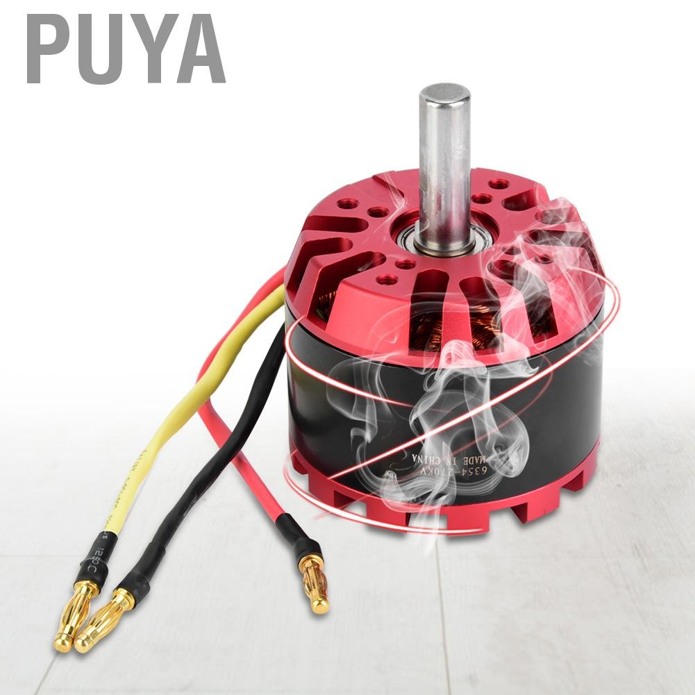 Puya Alomejor brushless motor 6354 270kV คอนโทรลเลอร์ Outrunner สำหรับ Electric E Skateboard