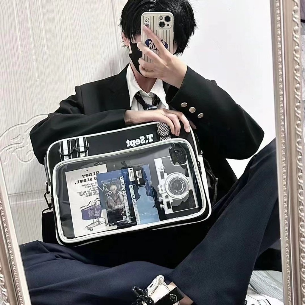 3694 คนคอลเลกชัน Graduation Pain กระเป๋าขนาดใหญ่ความจุกระเป๋าเป้สะพายหลังสบายๆกีฬานักเรียน Unisex All-Match สไตล์ Graduation Baby Pain ecytb4.24
