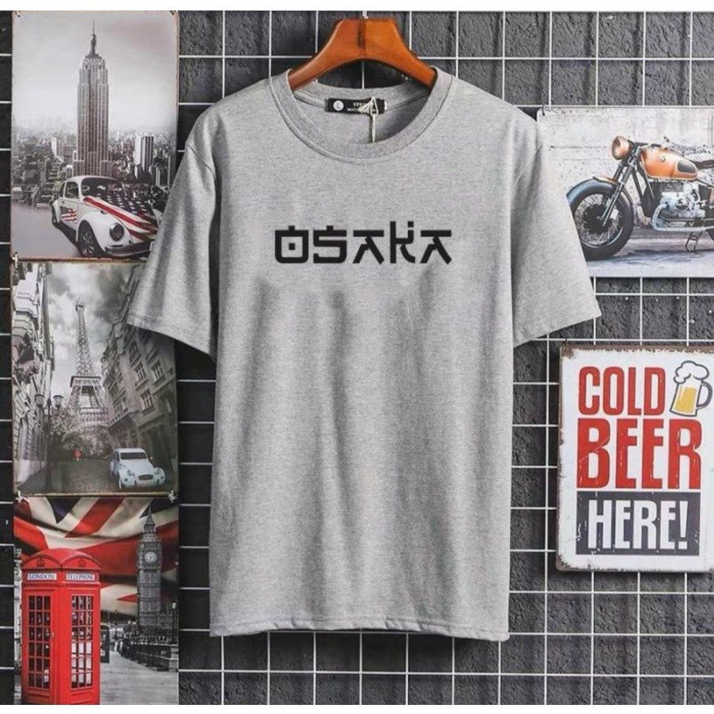 PRIA Premium DISTRO T-Shirts/Men's T-Shirts/Men's T-Shirts/OSAKA T-Shirts/casual T-Shirts/motif T-Sh