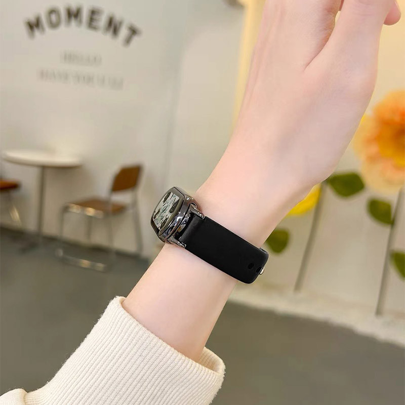 สาย xiaomi band 9/8 สายซิลิโคน สายนาฬิกา + เคสป้องกัน 2 in 1 กันน้ำและกันเหงื่อ - รูปที่ 6