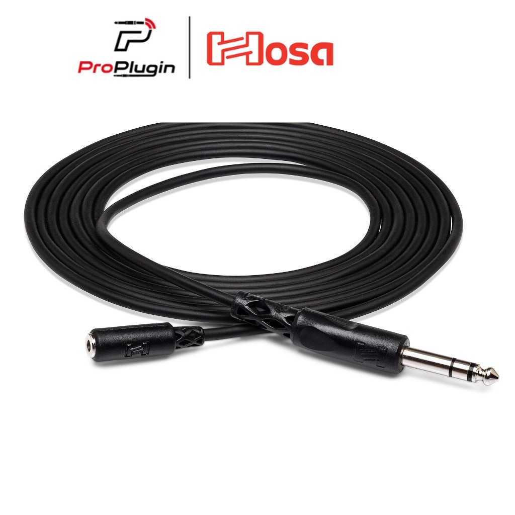 Hosa MHE-310 Headphone Adaptor Cable สายพ่วงสัญญาณ 3.5 - 6 mm ความยาว 3 เมตรคุณภาพมาตรฐาน(ProPlugin)