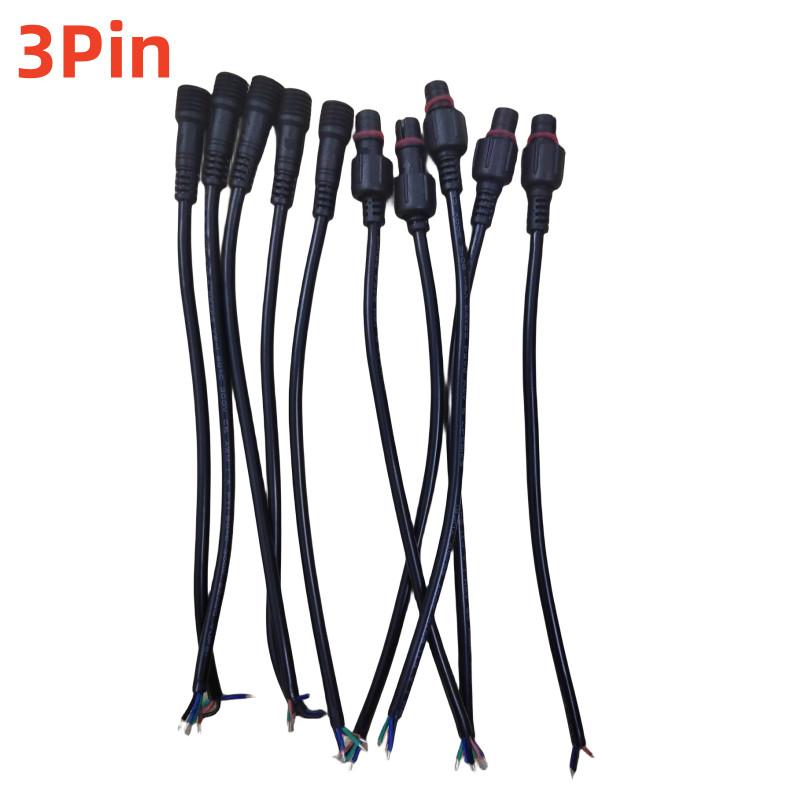 2pin 3Pin 4Pin 5Pin แจ็คชายหญิง LED Connector IP68 รูปที่ 6
